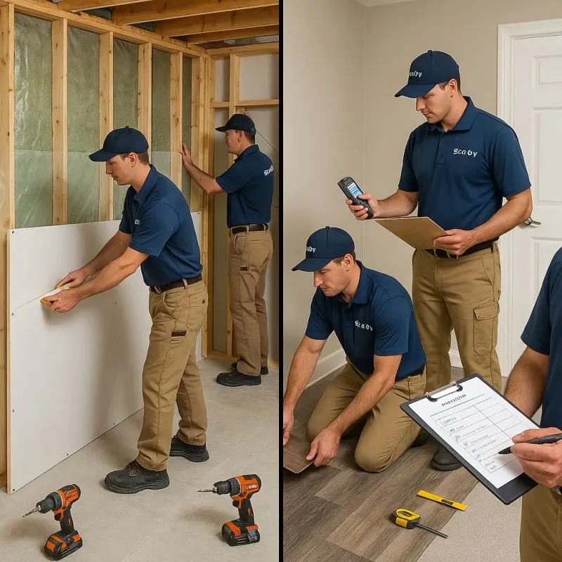 Repairs and Reconstruction process in Harrison County, KY